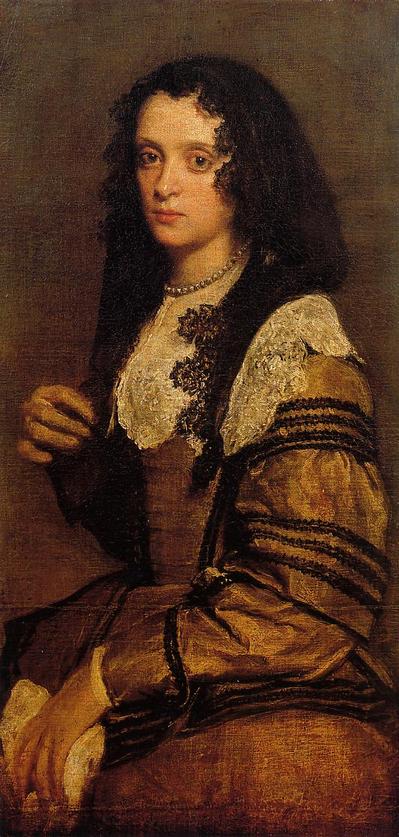 Velazquez Diego A Young Lady,oil painting reproduction