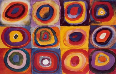 Wassily Kandinsky Farbstudie Quadrate