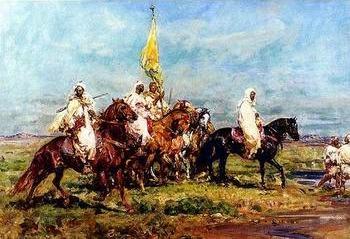 Arab or Arabic people and life. Orientalism oil paintings 515