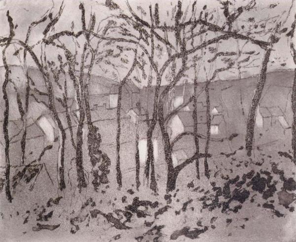 Wooded landscape at L-Hermitage,Pontoise