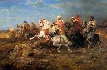 Arab or Arabic people and life. Orientalism oil paintings 360