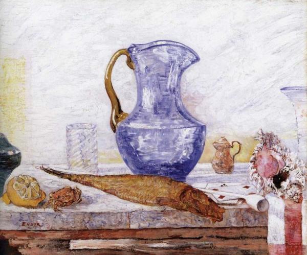Still life with Blue Jar
