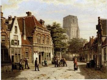 European city street landsacpe