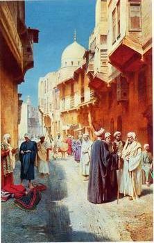 Arab or Arabic people and life. Orientalism oil paintings 413
