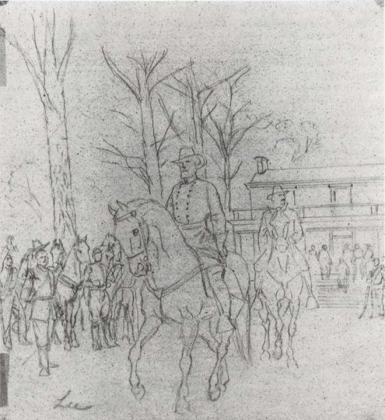 General Lee Leaving Appomattox,April 9.1865