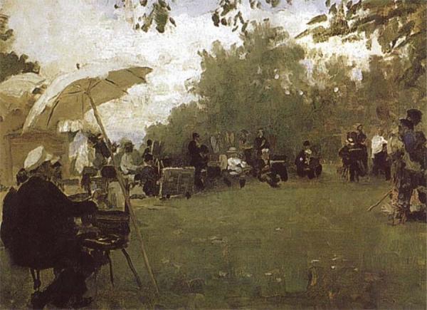 At the Academy-s House in the Country