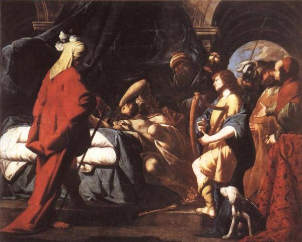 David Soothing Sauls Anguishwith His Harp