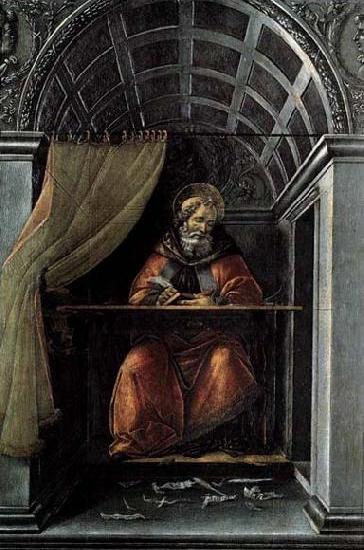 St Augustine in His Cell
