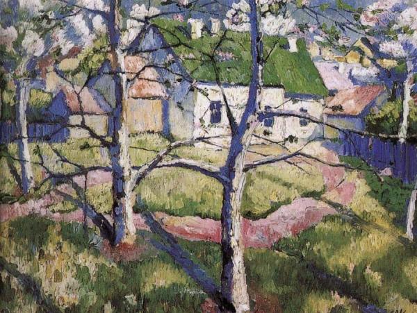 Blooming Apple trees