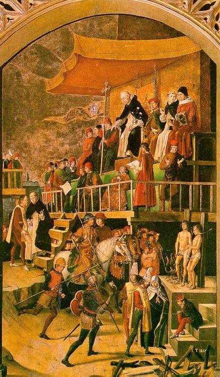 The Court of Inquisition Chaired by St. Dominic