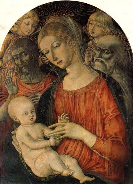 Madonna and Child with Angles and Saints
