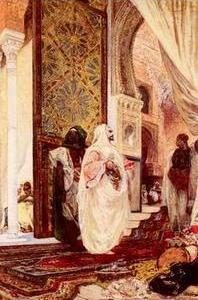Arab or Arabic people and life. Orientalism oil paintings 233