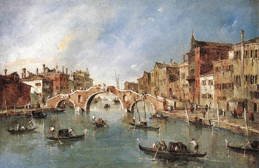 The Three-Arched Bridge at Cannaregio sdg