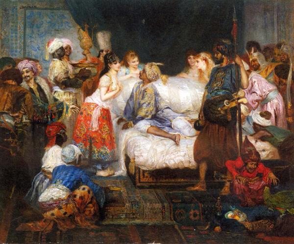 Le Harem by Fernand Cormon