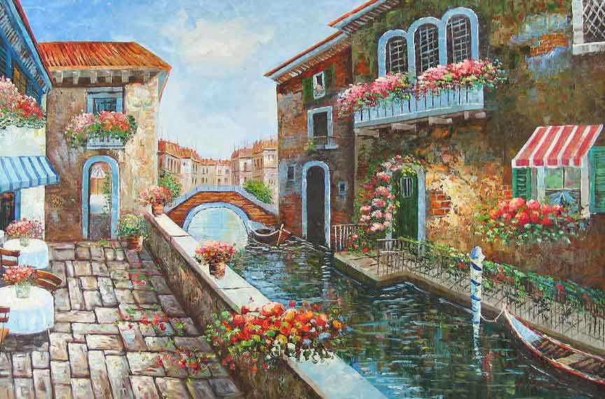 Red Bridge in Venice