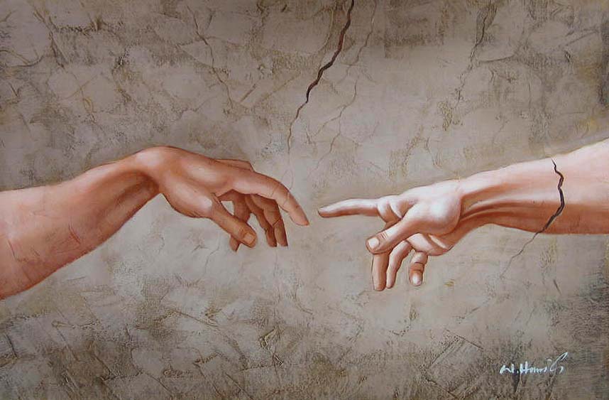 The Creation of Adam (detail)