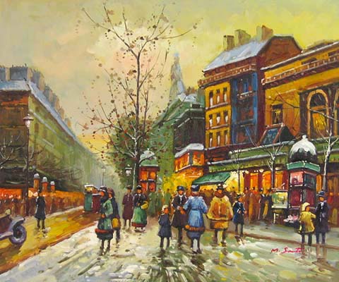 Paris Street Scene