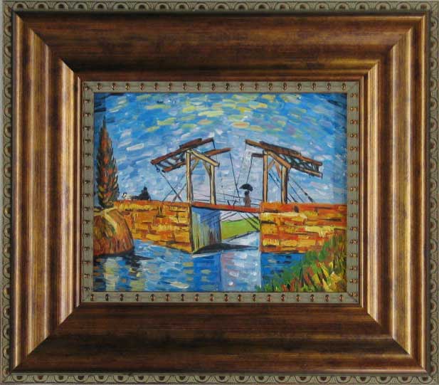 Drawbridge with Lady with ParasolThe price includes the frame