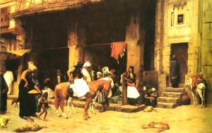 A Street Scene in Cairo