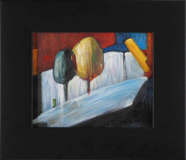 Bold Colored LandscapeThe price includes the frame