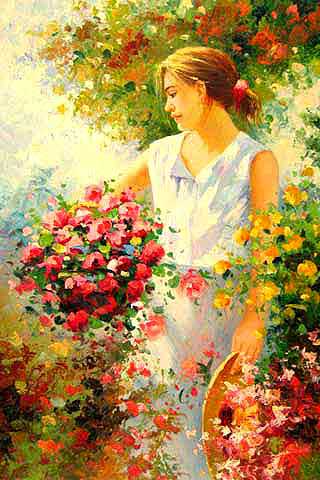 Picking Flowers in My Garden