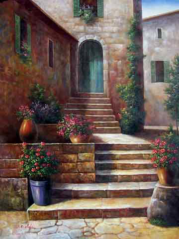 Stairway in Provence