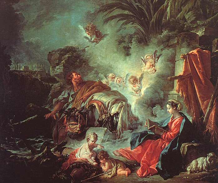 The rest on the Flight into Egypt