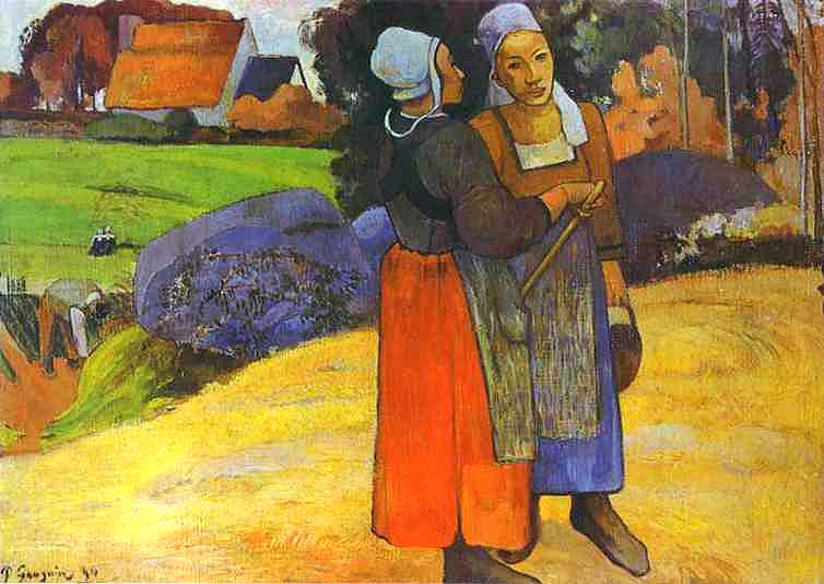 Two Breton Women on the Road