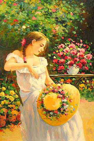 Sitting in the Sunlit Patio