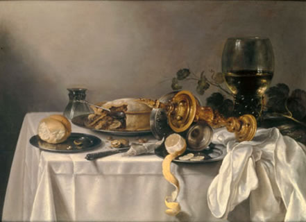 Banquet Piece with Pie, Tazza and Gilded Cup