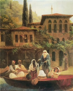 Oriental Scene (In a Boat)