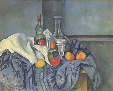 Still Life with Decanter and Peppermint Bottle