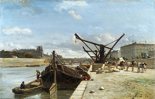 View of the Pont Royal, Paris