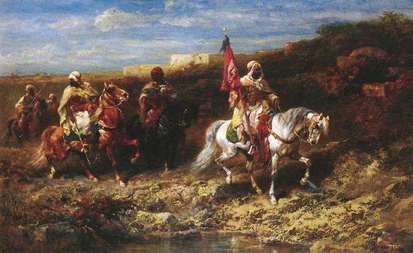 Arab Horseman In A Landscape