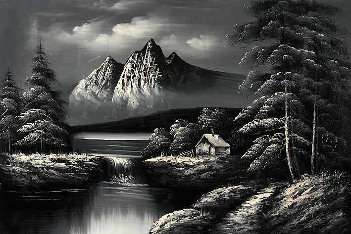 Cabin By The Waterfall