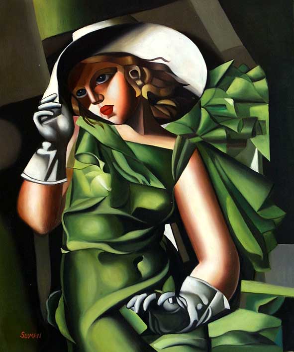 Young Girl in Green