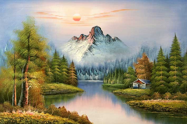 Classic Mountain Landscape