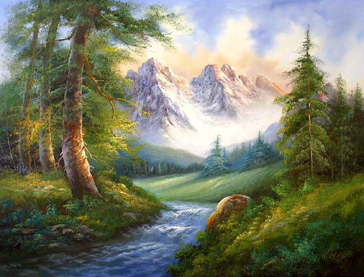 Classic Mountain Landscape