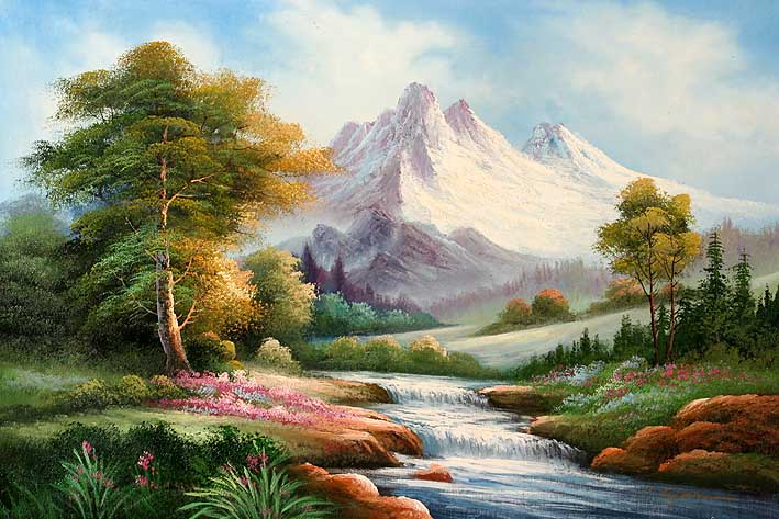 Classic Mountain Landscape