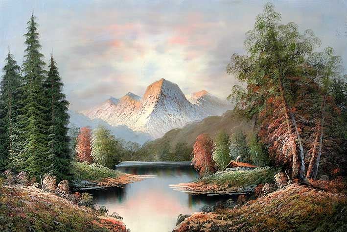 Classic Mountain Landscape