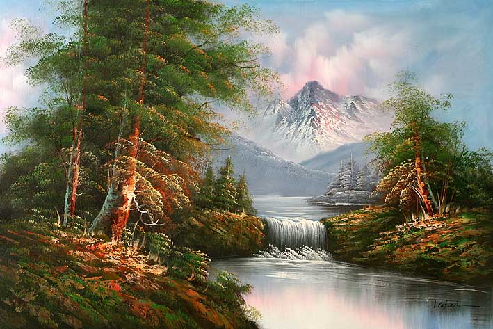 Classic Mountain Landscape