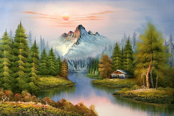 Classic Mountain Landscape