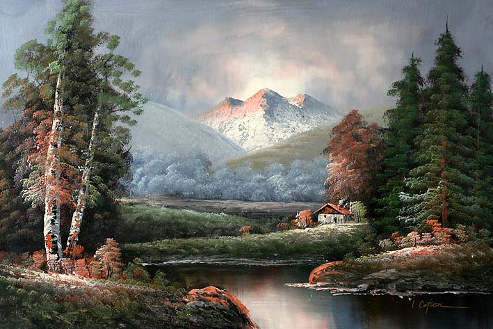 Classic Mountain Landscape