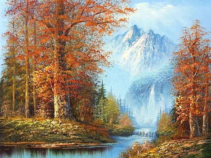 Classic Mountain Landscape