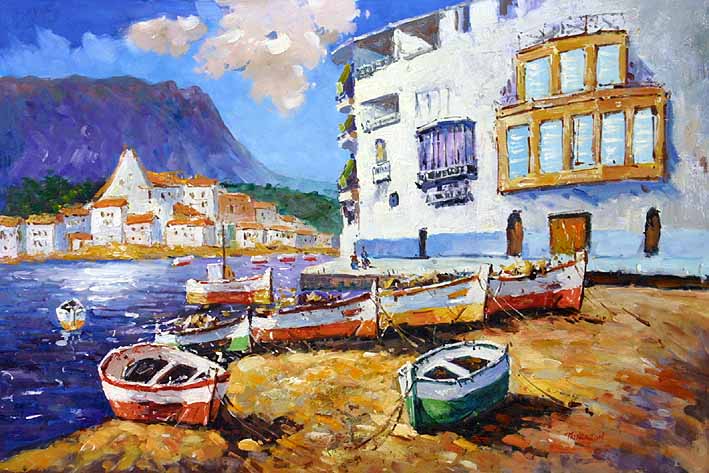 Small Boats On The Sandshore