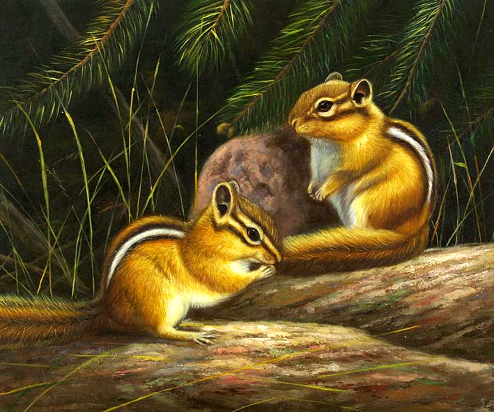 Chipmunk Couple