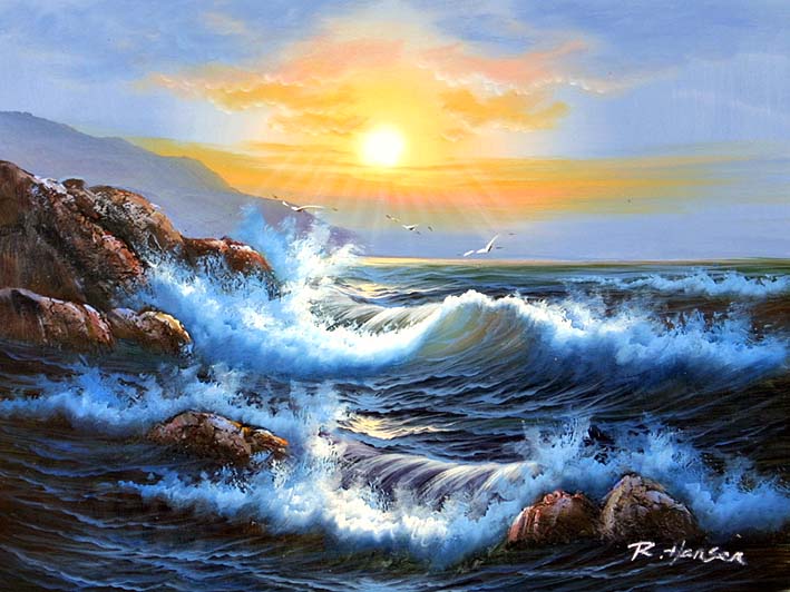 Sunrise over the Sea