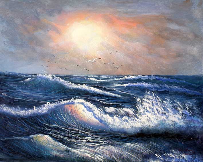 Sunrise over the Sea