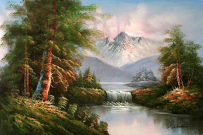 Classic Mountain Landscape