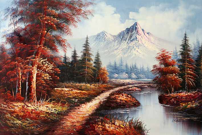 Classic Mountain Landscape